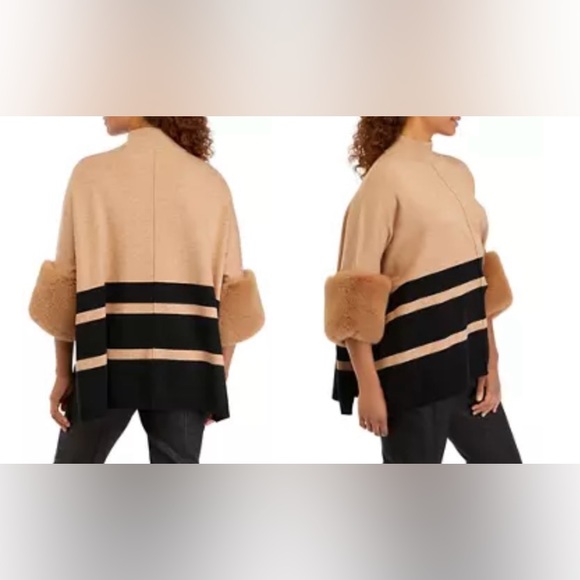 Faux Fur sleeve sweater - Picture 2 of 6